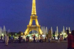 Eiffel Tower at night