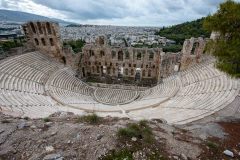 Roman theater Athens Greece